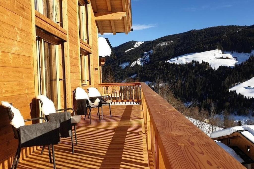 Chalet Ausblicklodge Muhlbach Am Hochkonig Bagian luar foto