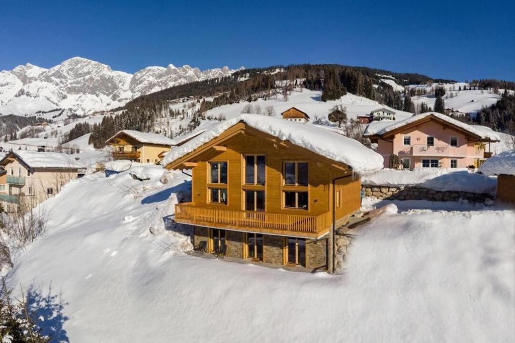 Chalet Ausblicklodge Muhlbach Am Hochkonig Bagian luar foto